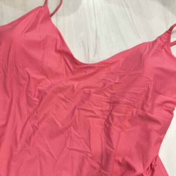 NWT J.Crew Women's Pink Scoop Neck One Piece Swimsuit Size 22 - Picture 3 of 6